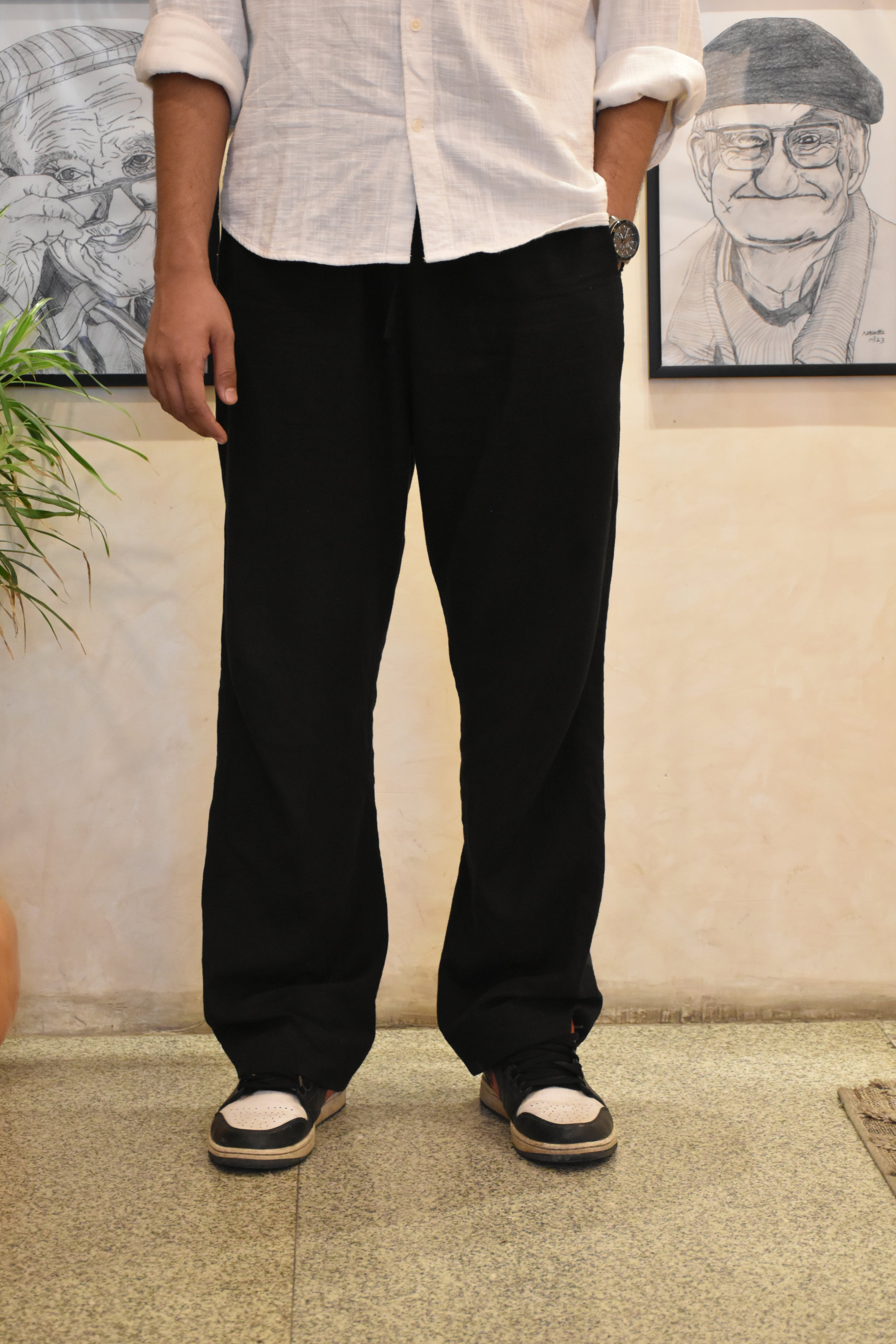 Men’s Black Linen Pants – Stylish, Relaxed Fit for Summer 2025