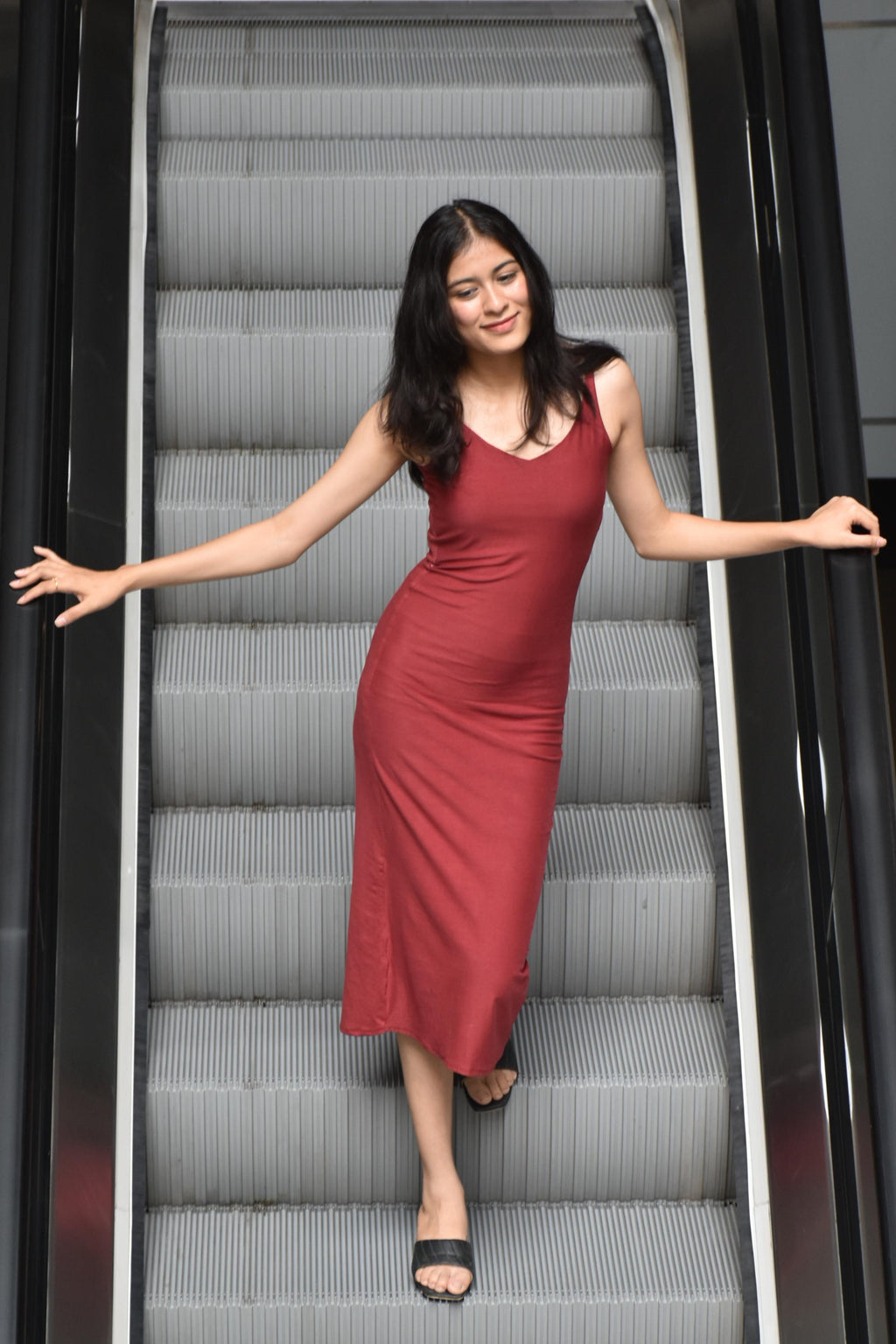 Fitted Red Dress for Women – Sleek, Stretch & Stunning