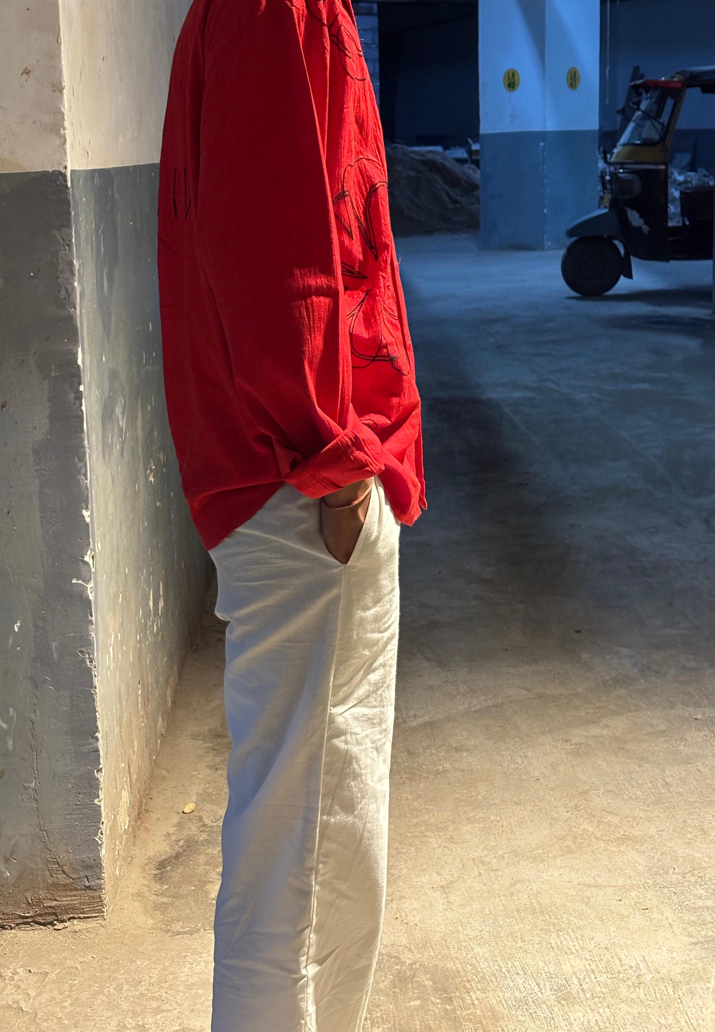 Men’s White Linen Pants – Breathable High-Quality Trousers
